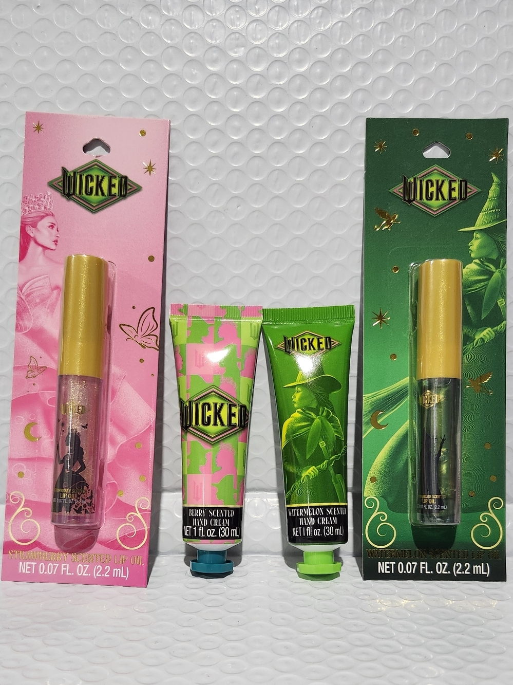 Wicked Elphaba & Glinda Scented Lip Oil & Hand Cream